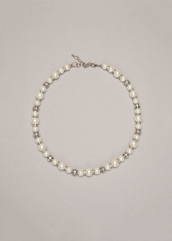 Phase Eight Parma Pearl And Crystal Jewellery Silver Canada | YPMAGC-752